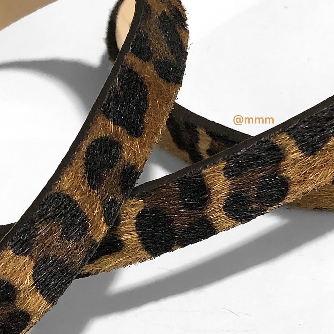 [Unisex] 레오파드 호피 송치털 벨트 상품이미지6