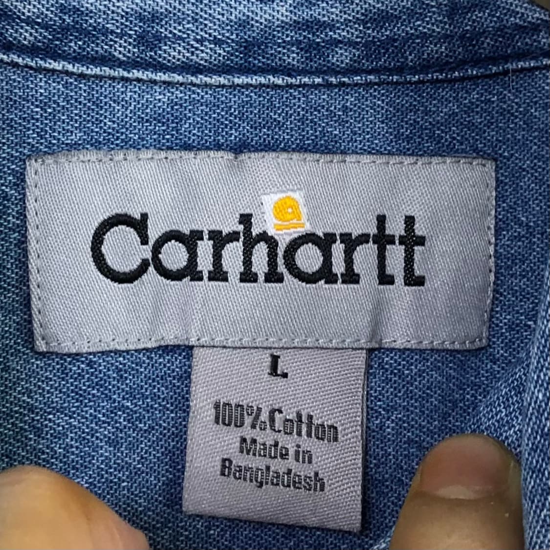 L 칼하트 데님 셔츠 상품이미지3