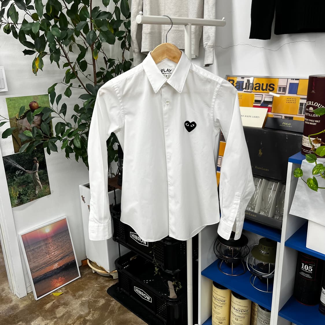 꼼데가르송 우먼 화이트 셔츠 M 상품이미지1