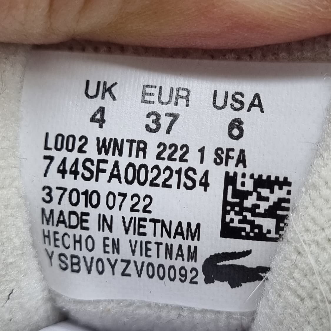 라코스테 L002 레더 스니커즈37 235 상품이미지6