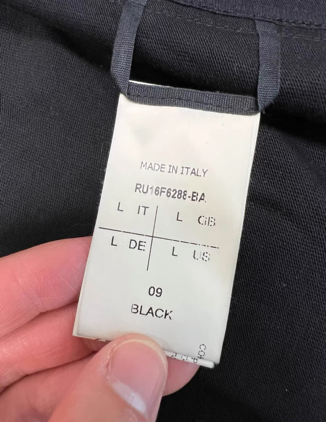 릭오웬스 위저드 롱 후드집업  L 상품이미지6