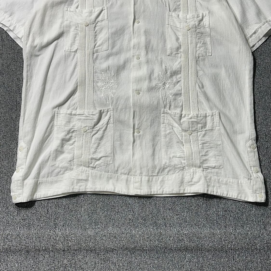 빈티지 쿠바 하프셔츠 (XL/old-7701) 상품이미지5