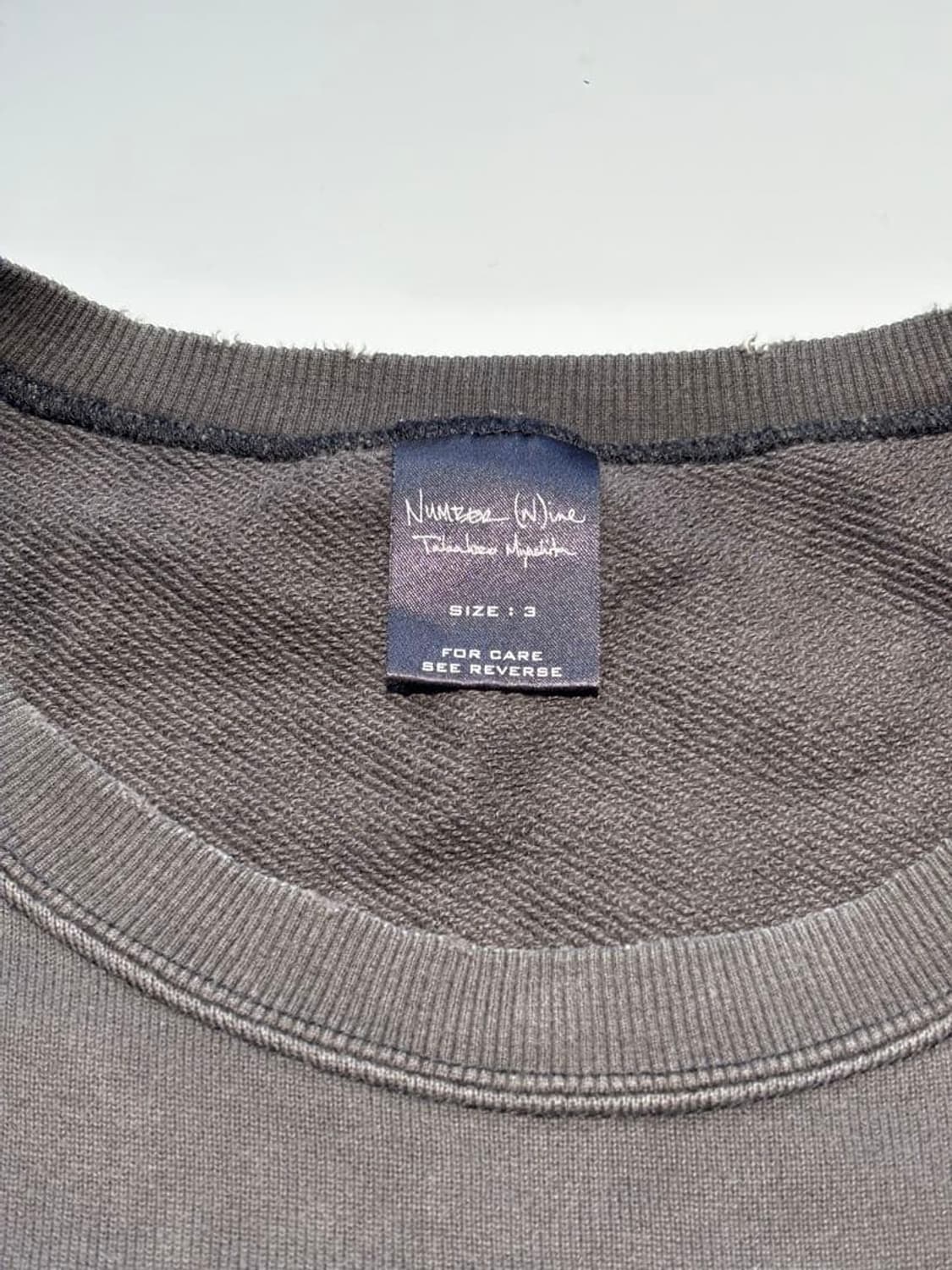  넘버나인 더블 스컬 크루넥 스웨트셔츠 상품이미지3