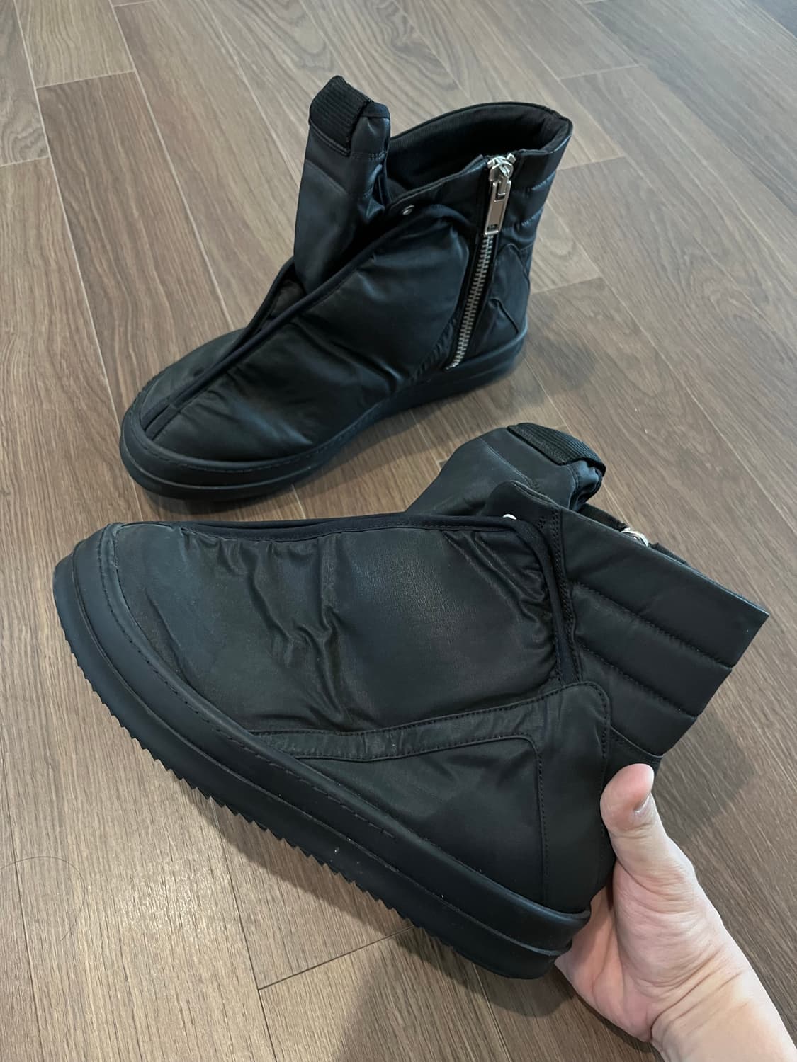 [새상품]릭오웬스 후프 덩크(가오리) 트리플 블랙 43 상품이미지2