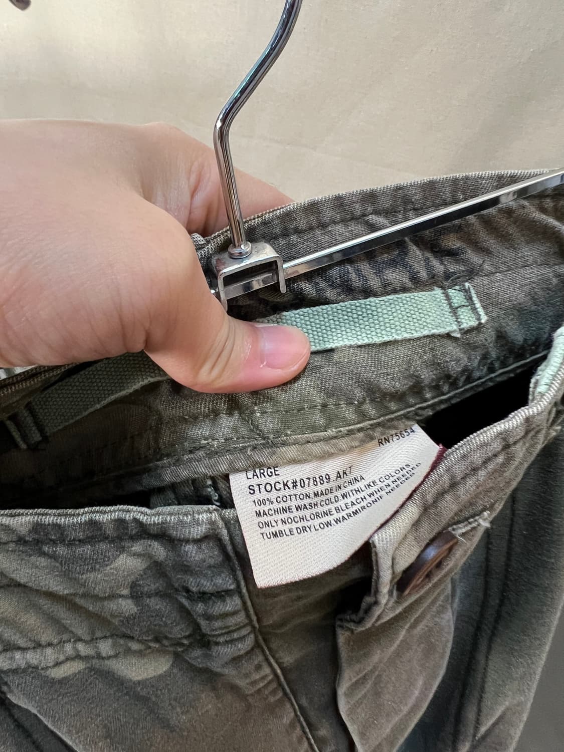 아베크롬비 90s 레트로 카모 카고팬츠 처분  상품이미지4