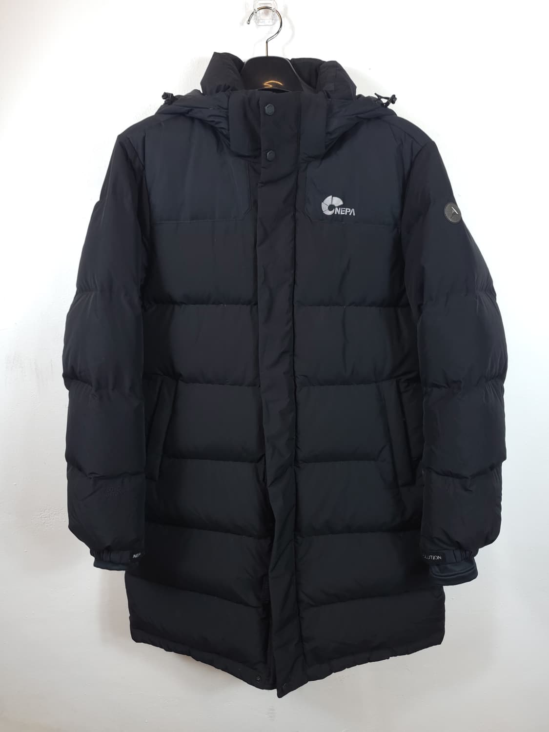 네파 기능성 구스롱패딩 100 L  블랙 새제품급 상품이미지1