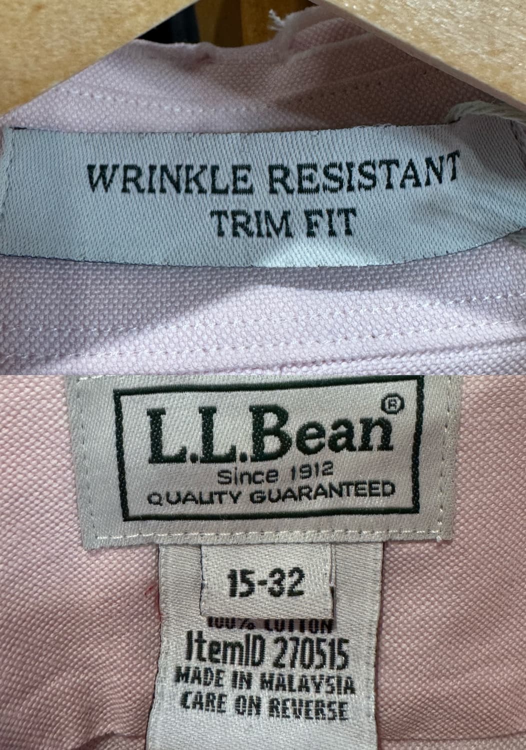 L.L.Bean 링클 레지스턴트 버튼다운 셔츠 상품이미지3