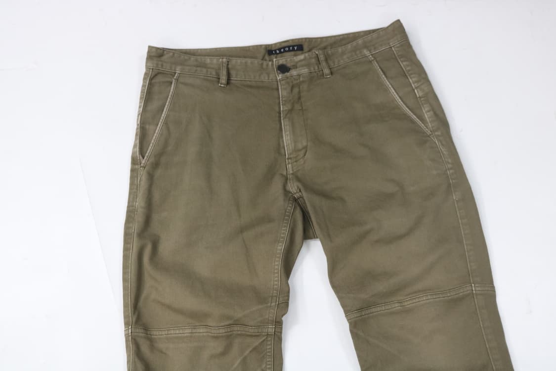Theory 띠어리 빈티지 카키 바이크 패널 코튼 팬츠 (30) 상품이미지3