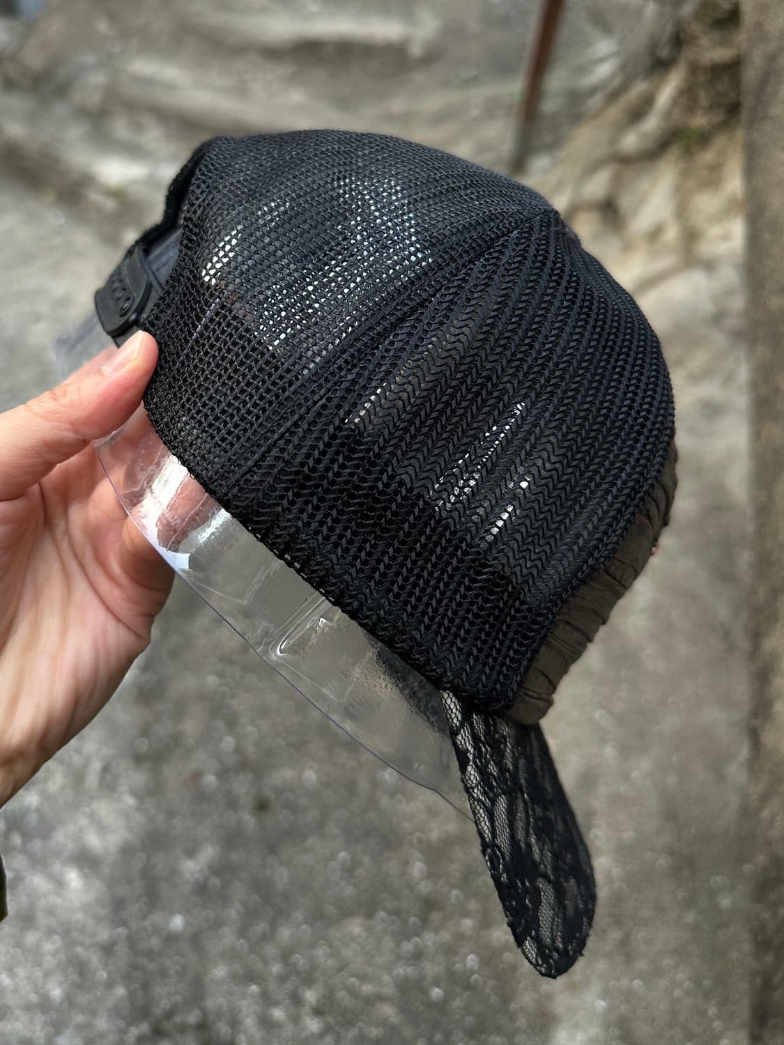 Flower embroidered leather trucker 상품이미지4