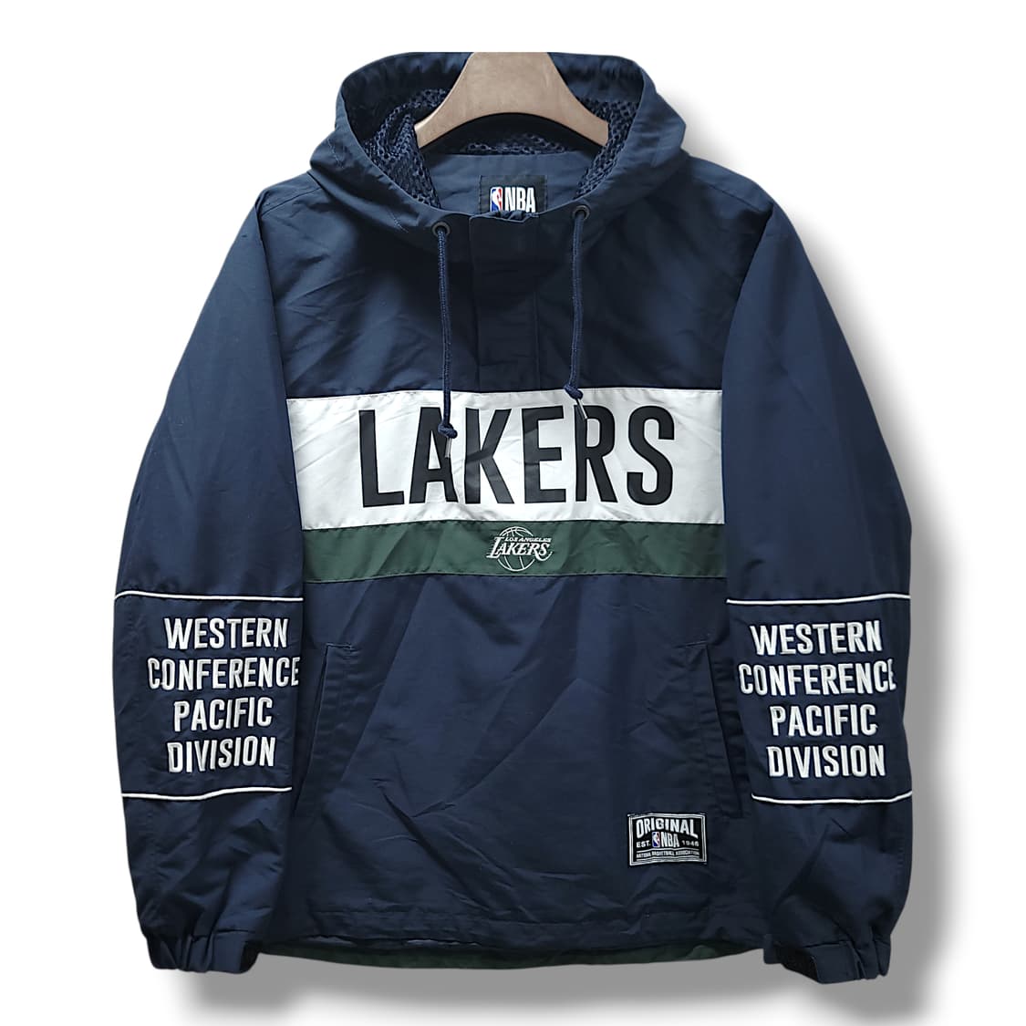 [L] NBA 로스앤젤레스 레이커스 바람막이 후드아노락 상품이미지1