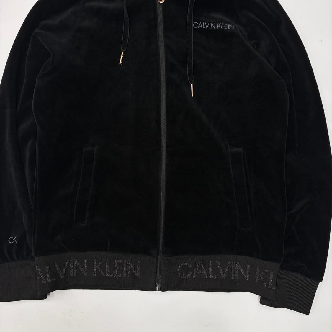 Calvin Klein 켈빈클라인 벨벳 트레이닝 세트 S 상품이미지4