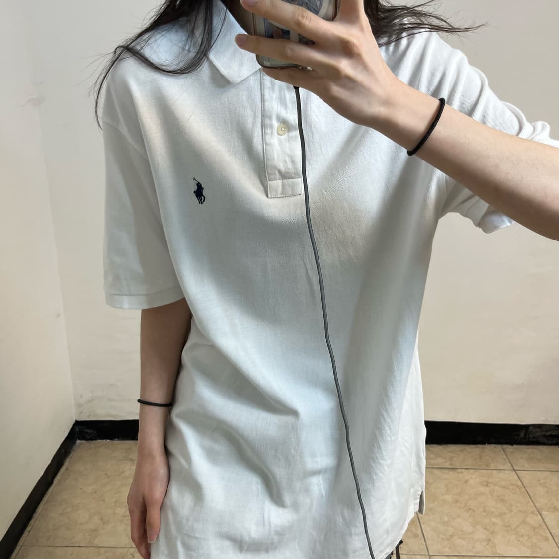 Polo white collar T-shirts 상품이미지3
