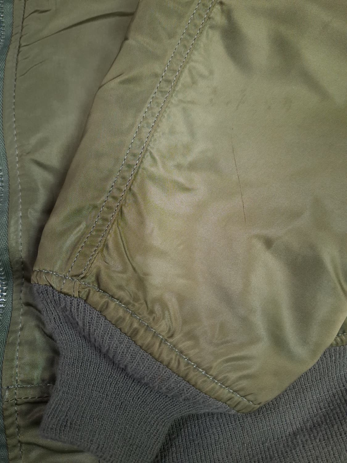 오리지날 미국제조 알파사 미공군 민수용 MA-1 항공점퍼 상품이미지10