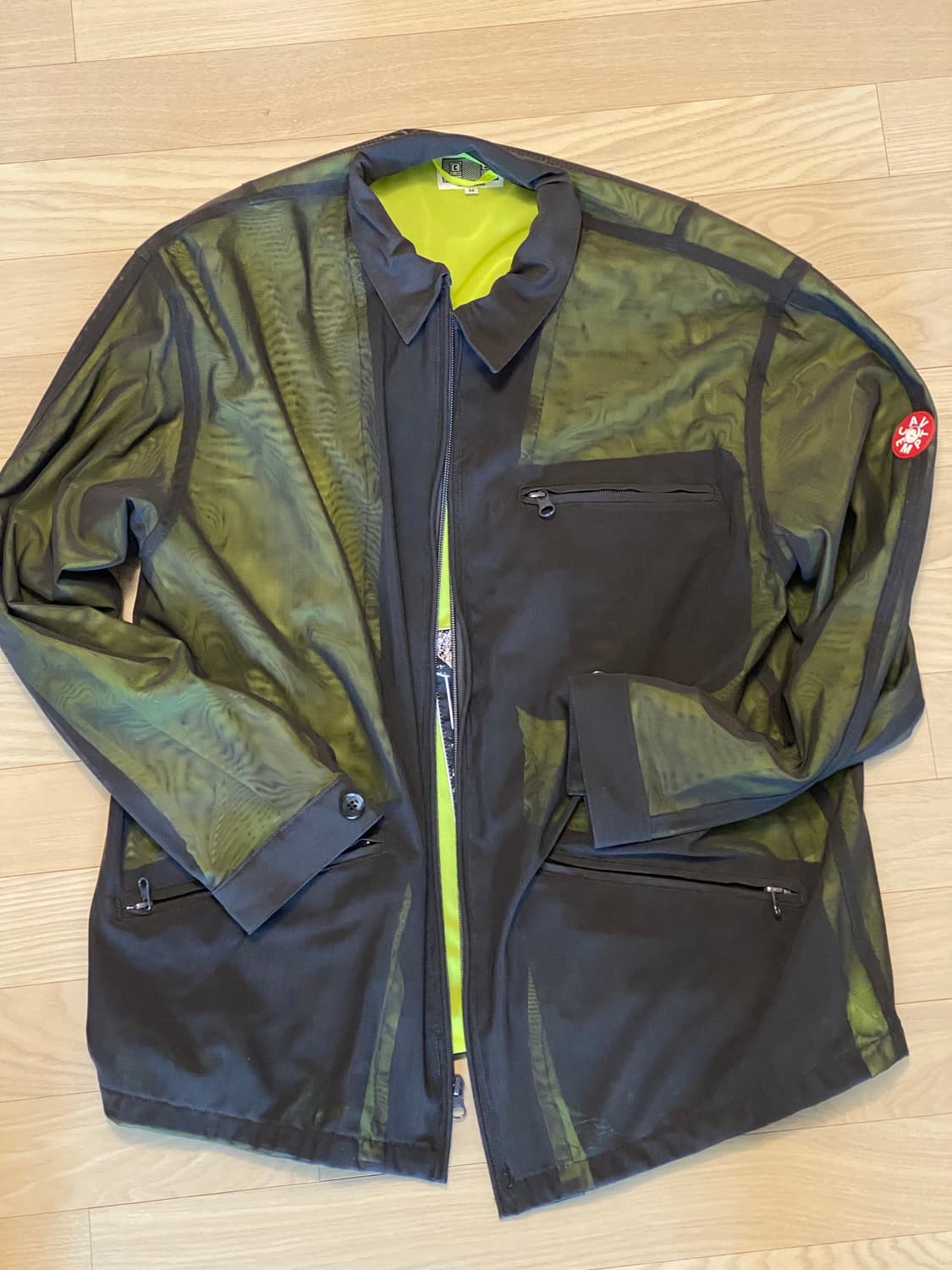 (100-105)카브엠트 lined powernet zip jacket 상품이미지1