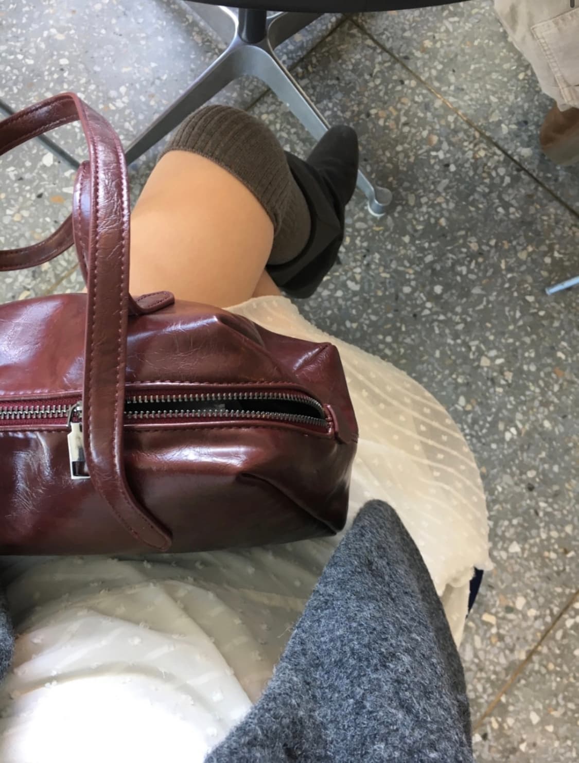 아워캐비넷 와인 숄더백 상품이미지2