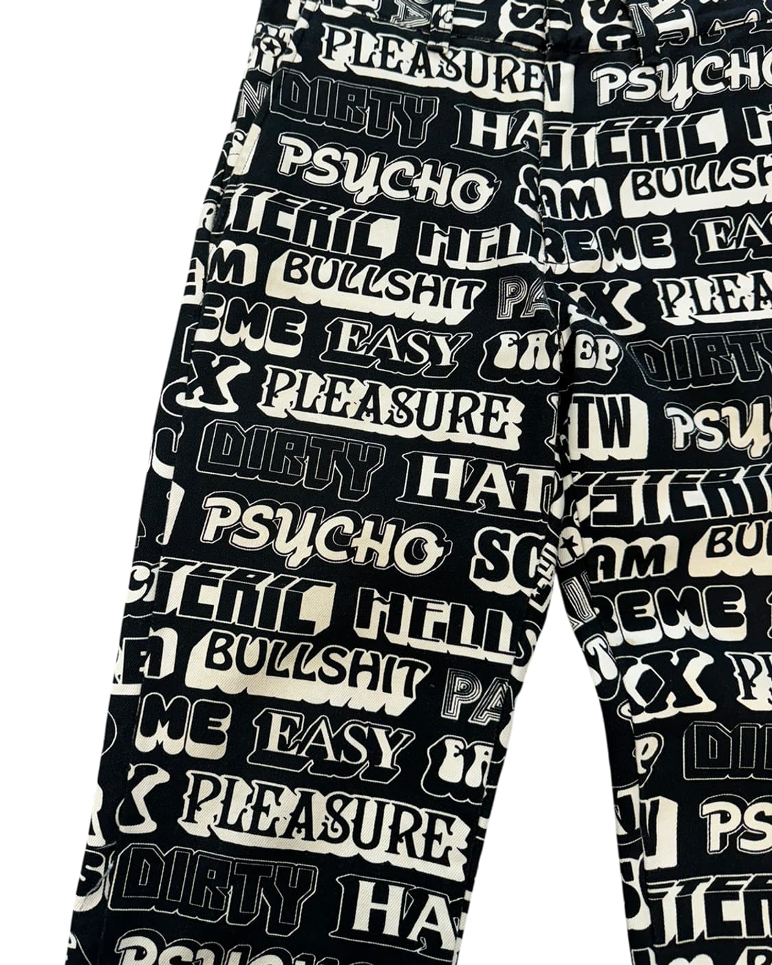 히스테릭 글래머 x 슈프림 싸이코 레터링 팬츠 상품이미지6
