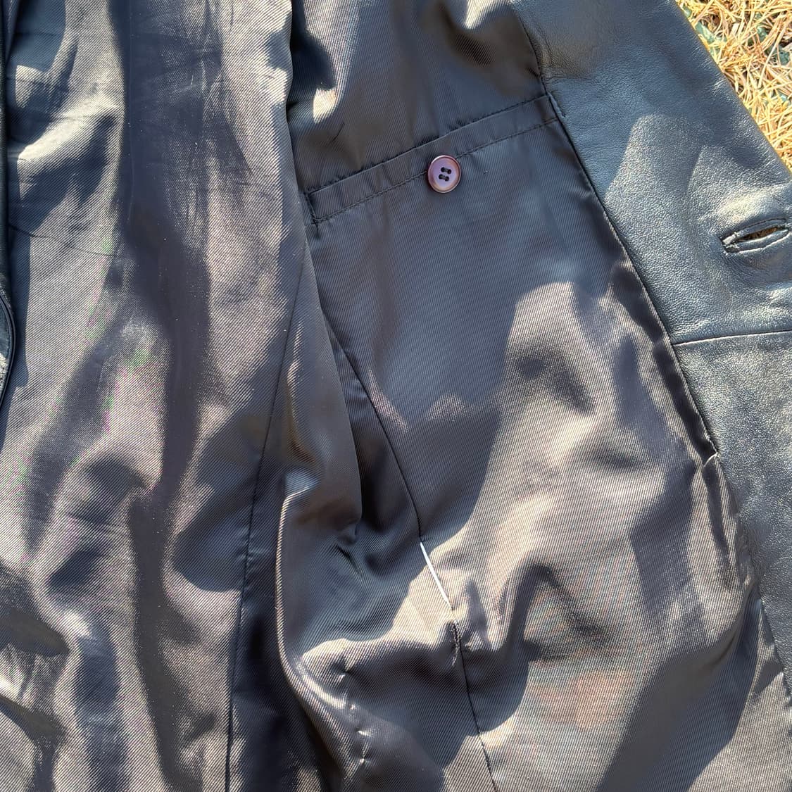 빈티지 양가죽 블레이저 xl 상품이미지5