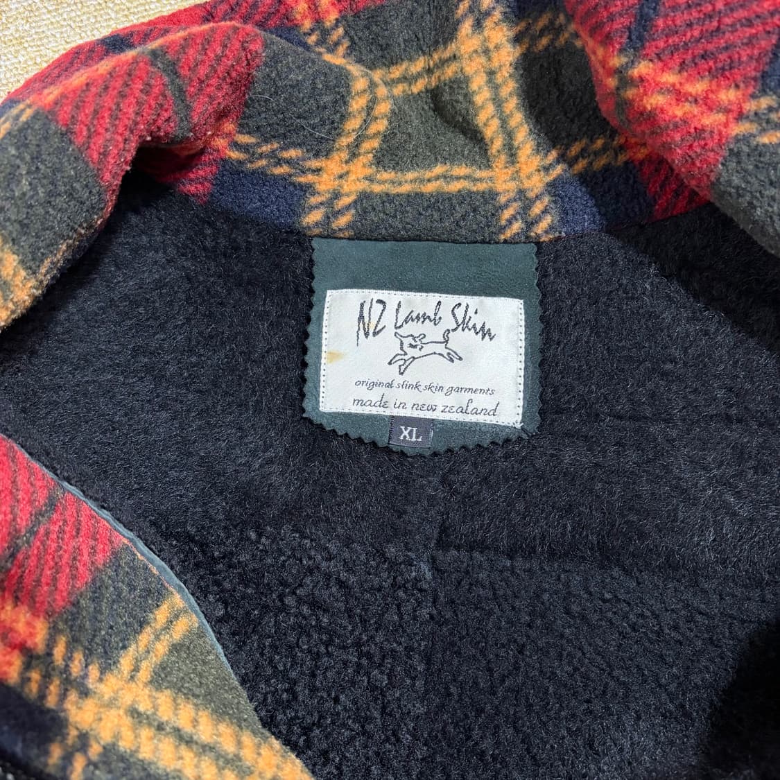뉴질랜드 N2 램스킨 플리스 플란넬 자켓(XL) 상품이미지4