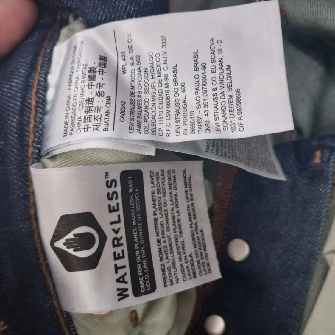 levis LEJ 502 엔진니어드 진 사이즈 W30 L32 상품이미지4