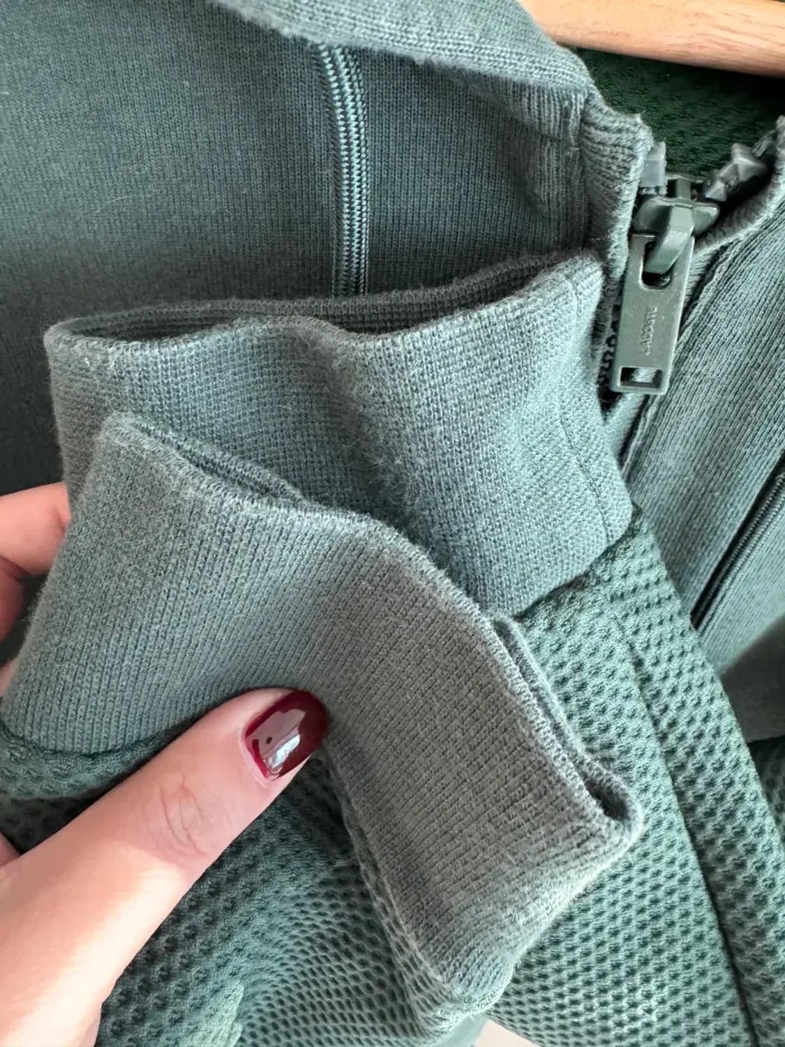 라코스테 남여공용 그린 후드집업 3사이즈 상품이미지5