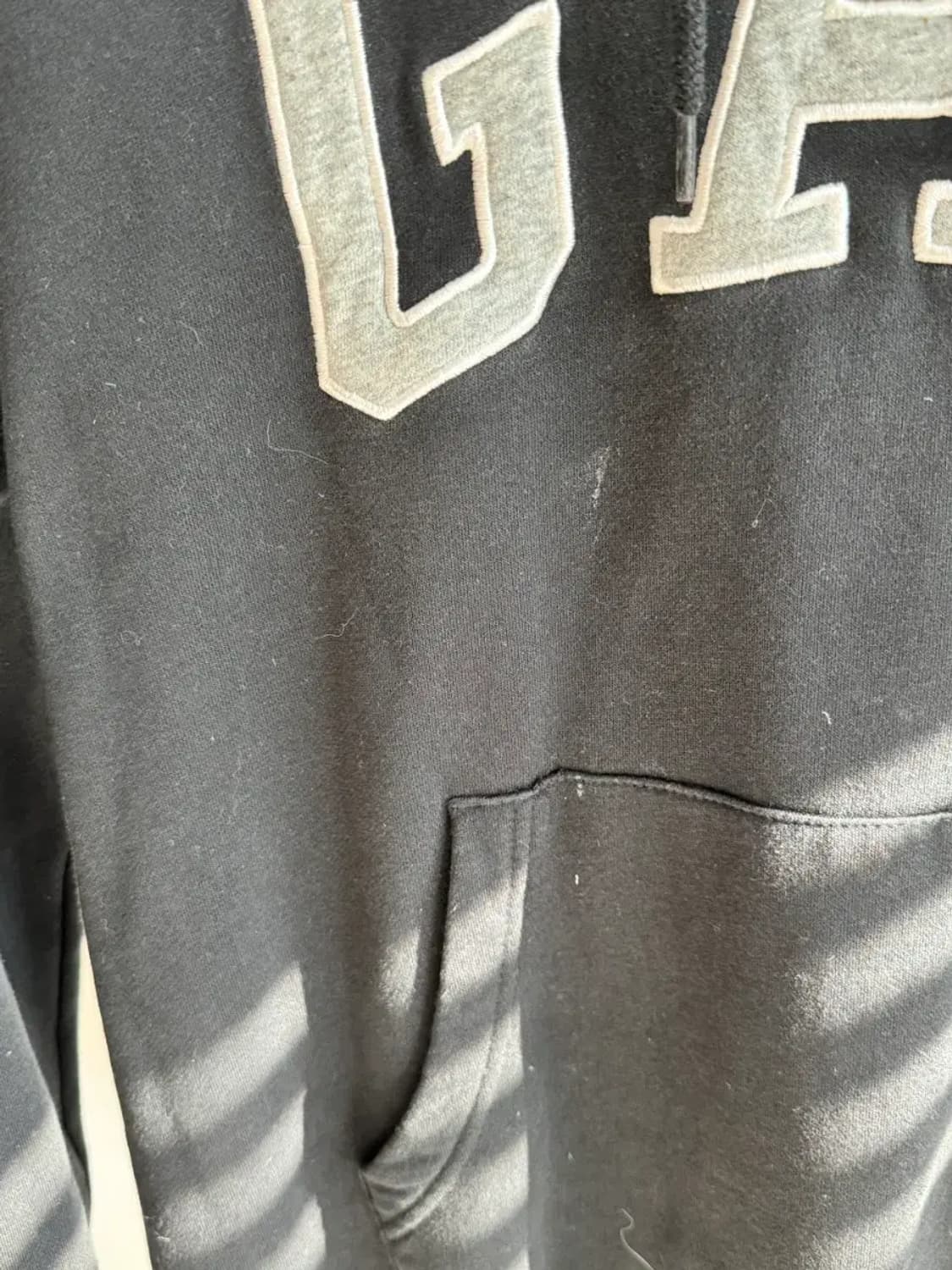 GAP 갭 블랙 기모 후드티 L 상품이미지3