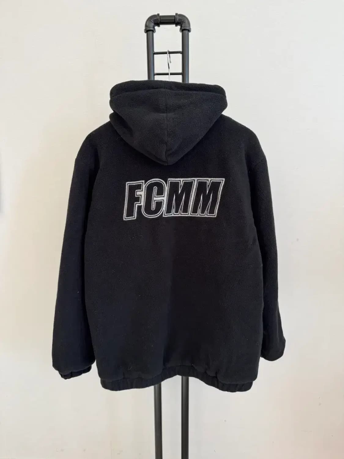 FCMM 남녀공용 후리스 후드집업 블랙 L사이즈 상품이미지6