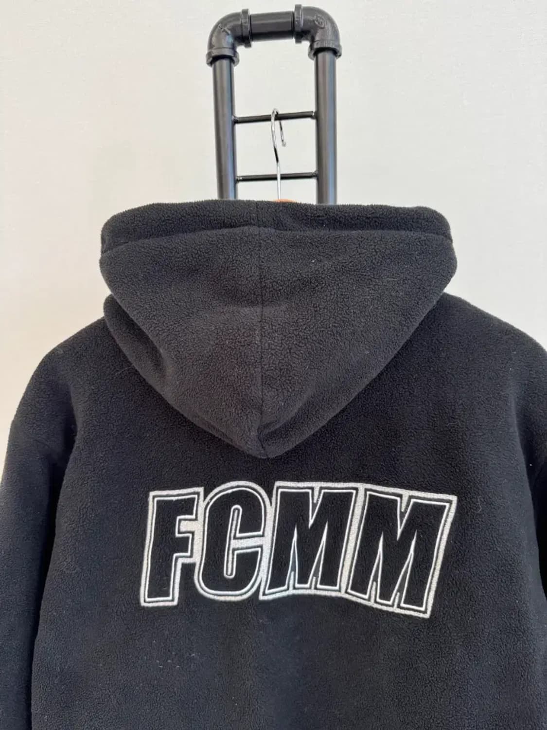 FCMM 남녀공용 후리스 후드집업 블랙 L사이즈 상품이미지7