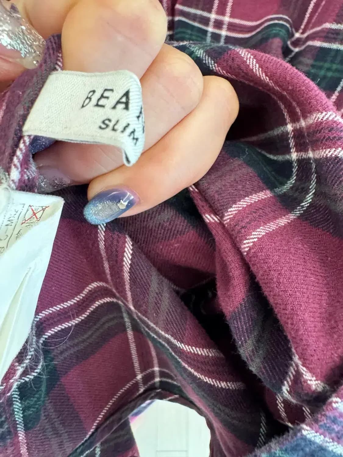 빈폴 여성 옥스포드 체크셔츠 95사이즈 상품이미지3