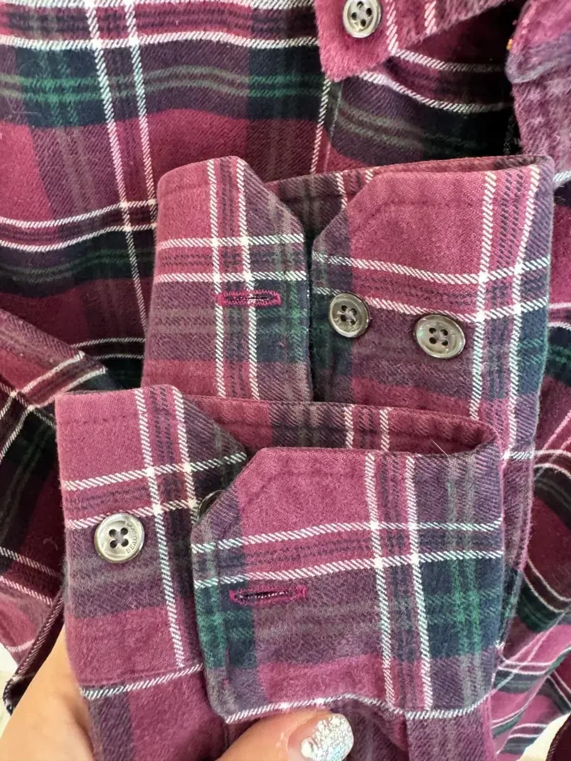 빈폴 여성 옥스포드 체크셔츠 95사이즈 상품이미지5