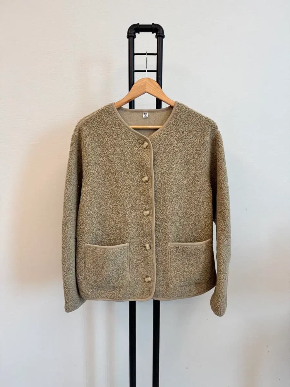 유니클로 여성용 뽀글이 후리스 XL 상품이미지1