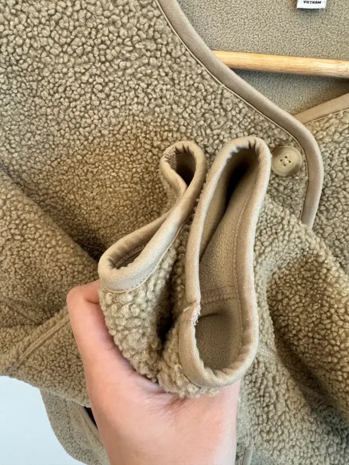 유니클로 여성용 뽀글이 후리스 XL 상품이미지3