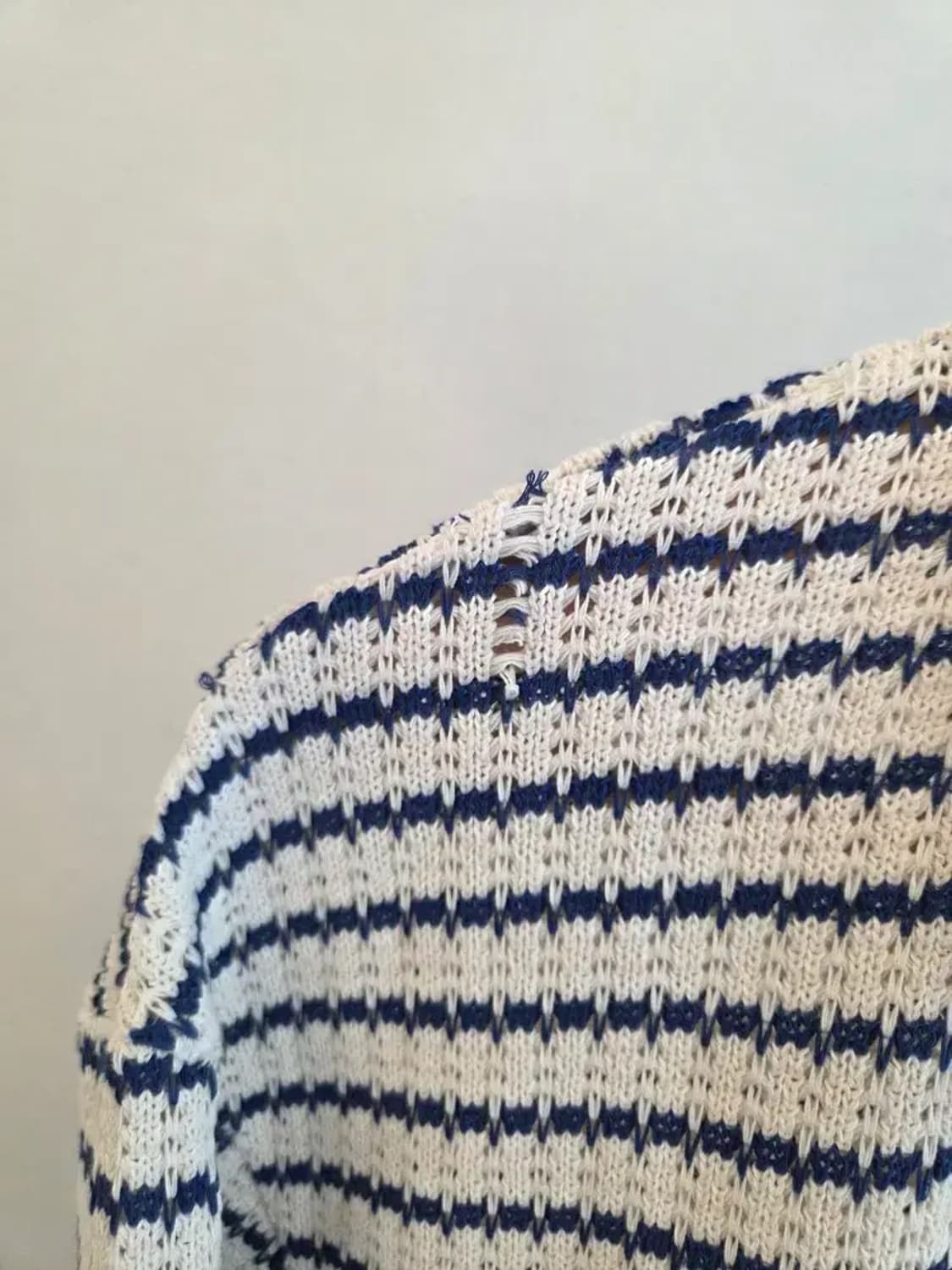 자라 남성 새상품 스트라이프 니트 카라티 2XL 상품이미지4