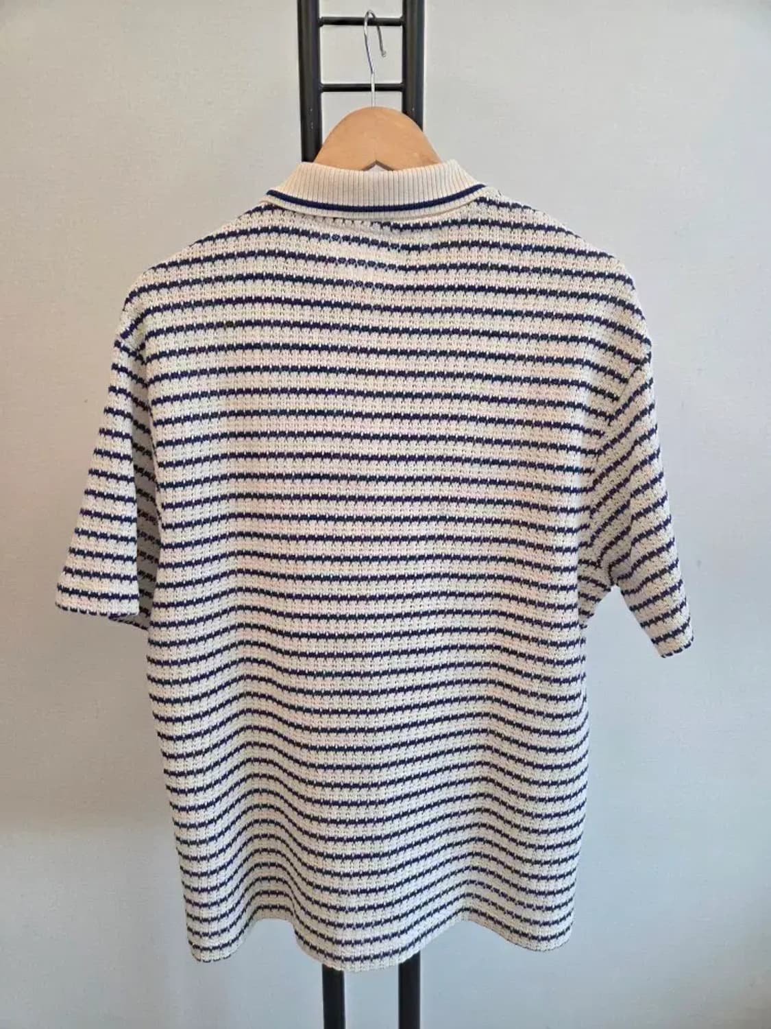 자라 남성 새상품 스트라이프 니트 카라티 2XL 상품이미지6