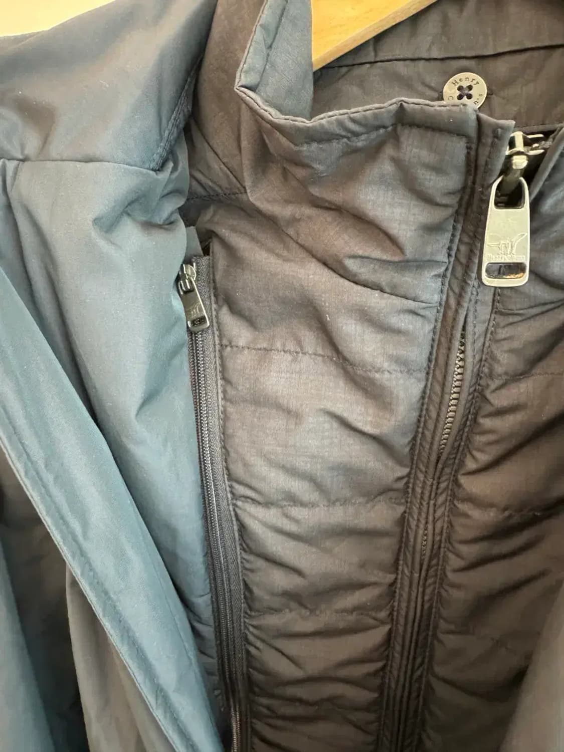 헨리코튼 남성 폴리 자켓 95사이즈 네이비색상 상품이미지3