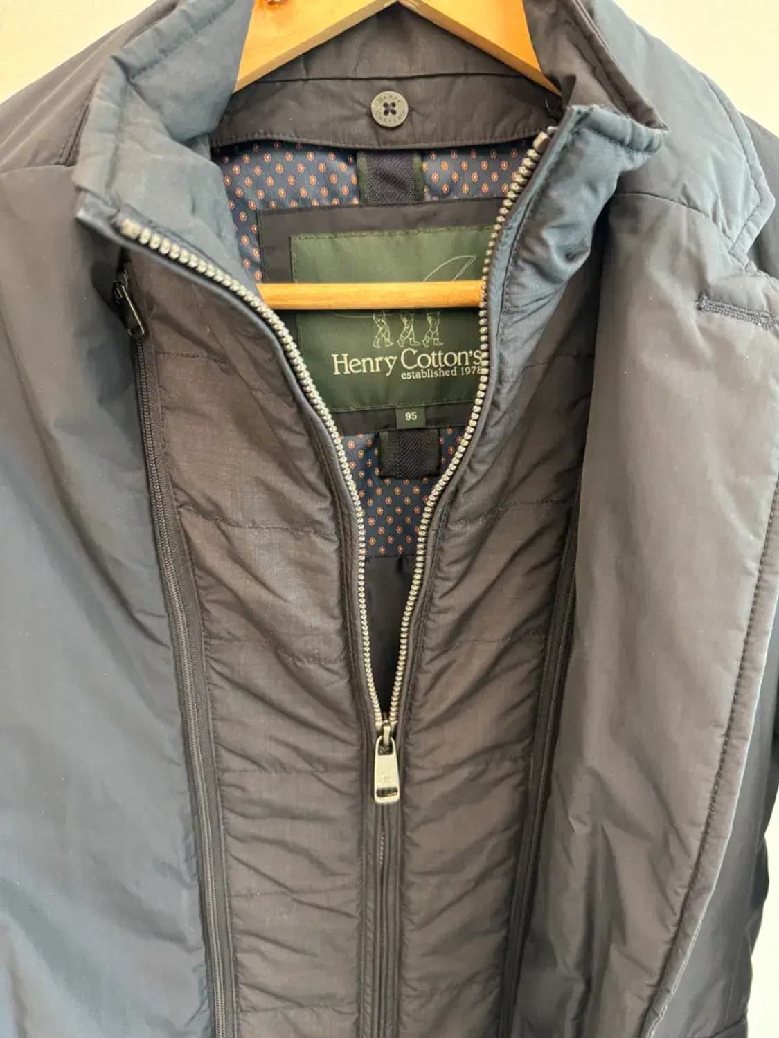 헨리코튼 남성 폴리 자켓 95사이즈 네이비색상 상품이미지7