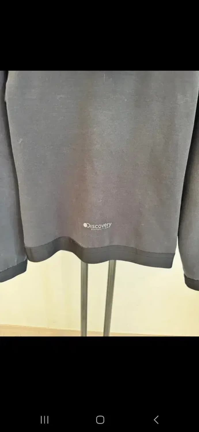 디스커버리 남녀공용 후드 집업 95 블랙 상품이미지8