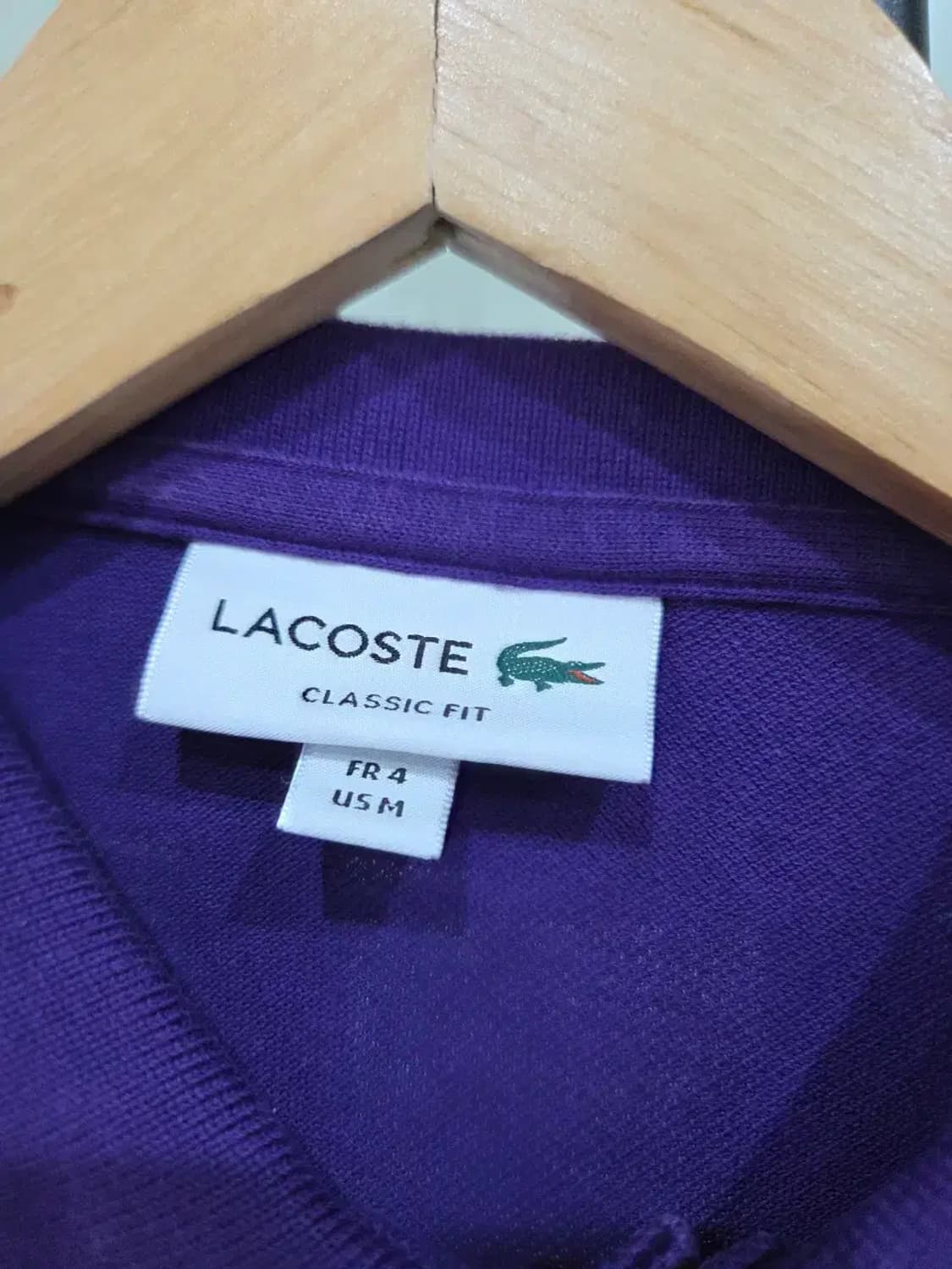 라코스테 보라색 PK티셔츠 M사이즈 상품이미지3