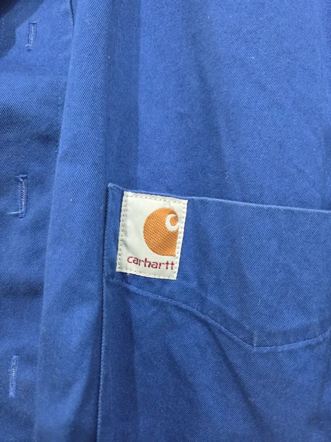 칼하트 블루 반팔 셔츠 XL 상품이미지2