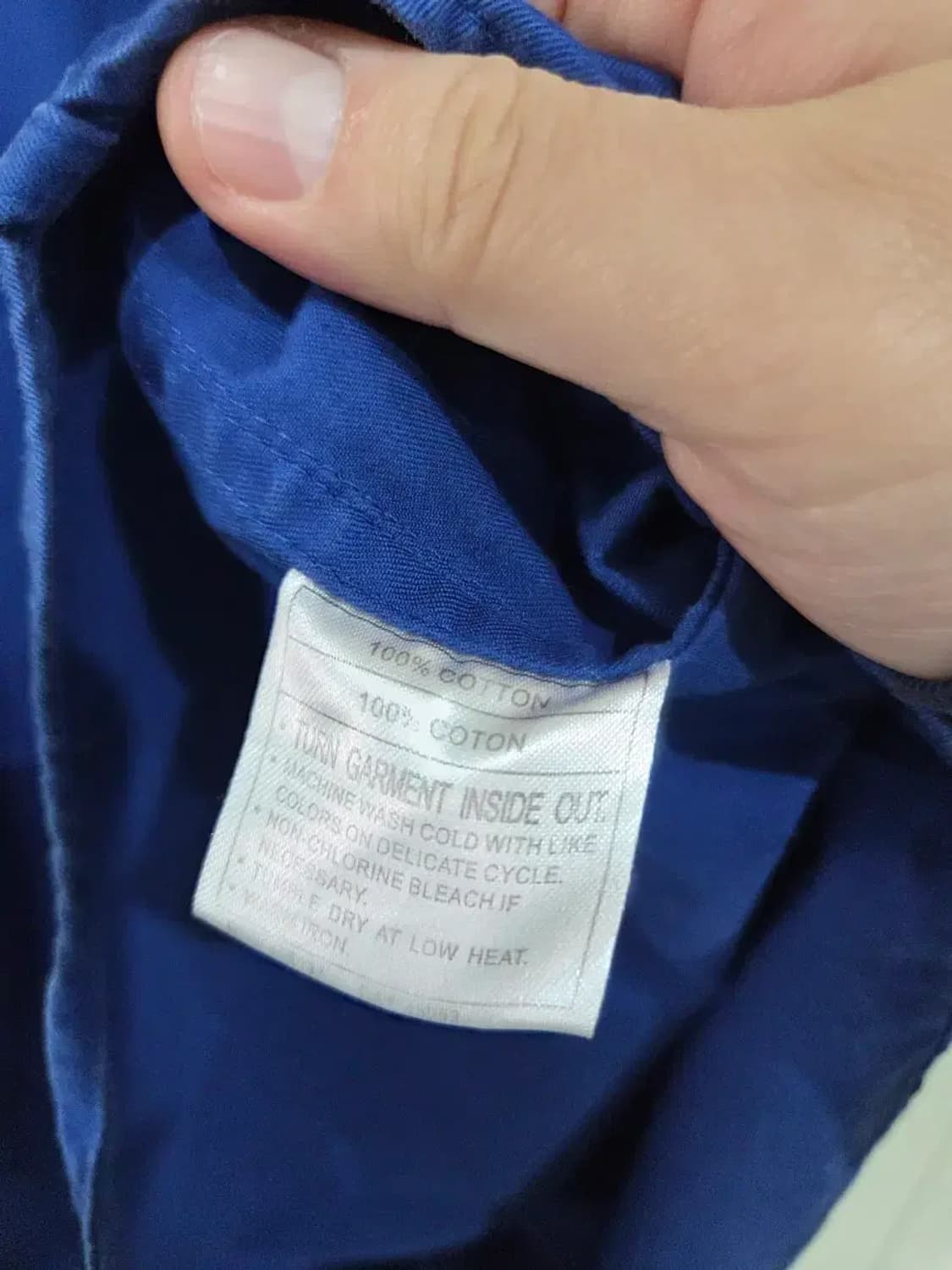 칼하트 블루 반팔 셔츠 XL 상품이미지4