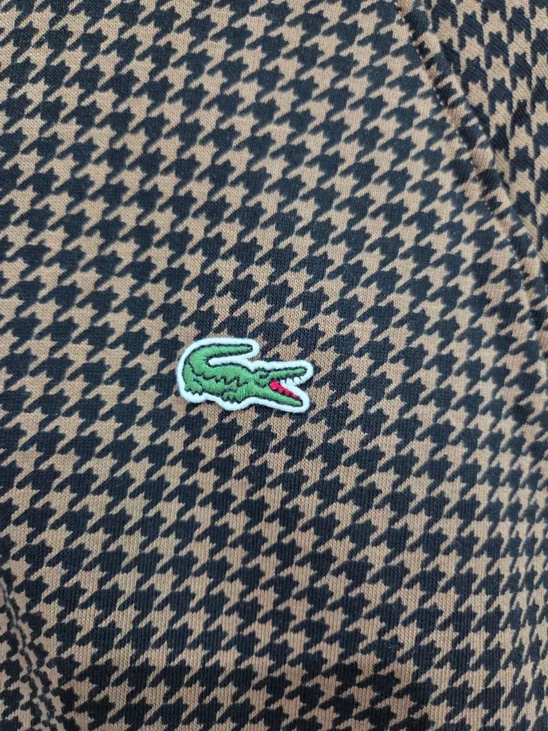 라코스테 유니섹스 하운드투스 무늬 기모 집업 자켓M 상품이미지2