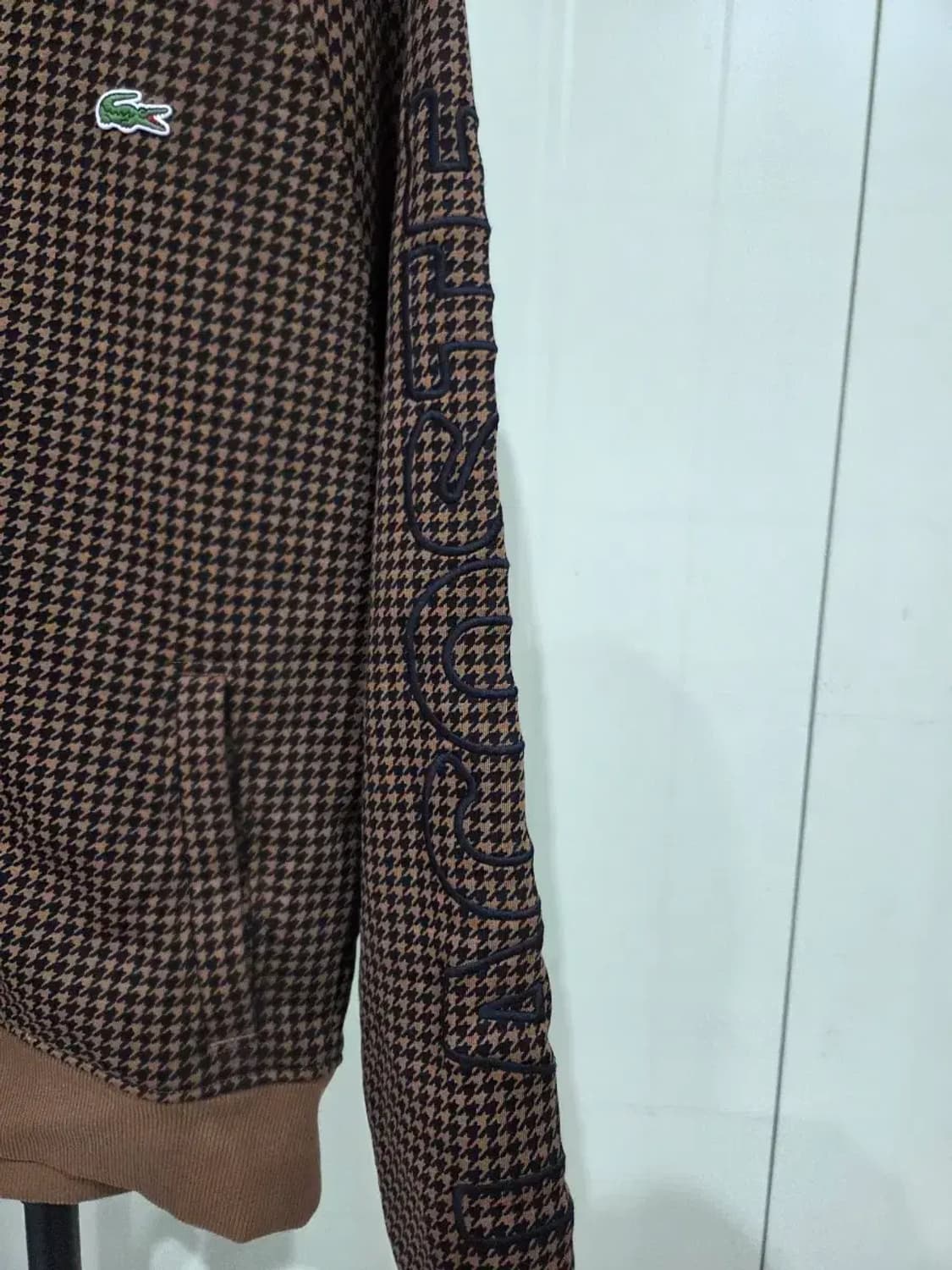 라코스테 유니섹스 하운드투스 무늬 기모 집업 자켓M 상품이미지4