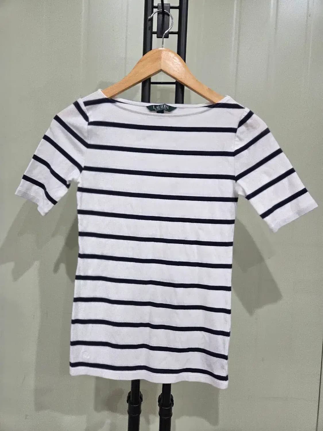 랄프로렌 스트라이프 반팔티셔츠 xs 상품이미지1