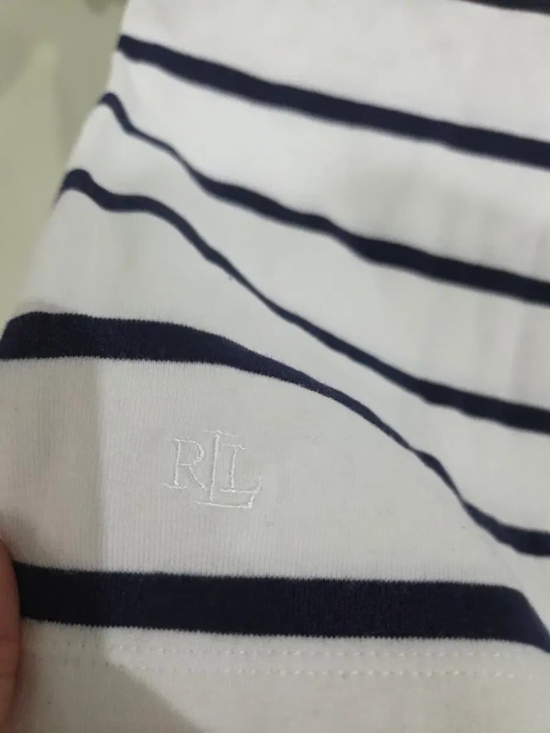 랄프로렌 스트라이프 반팔티셔츠 xs 상품이미지3