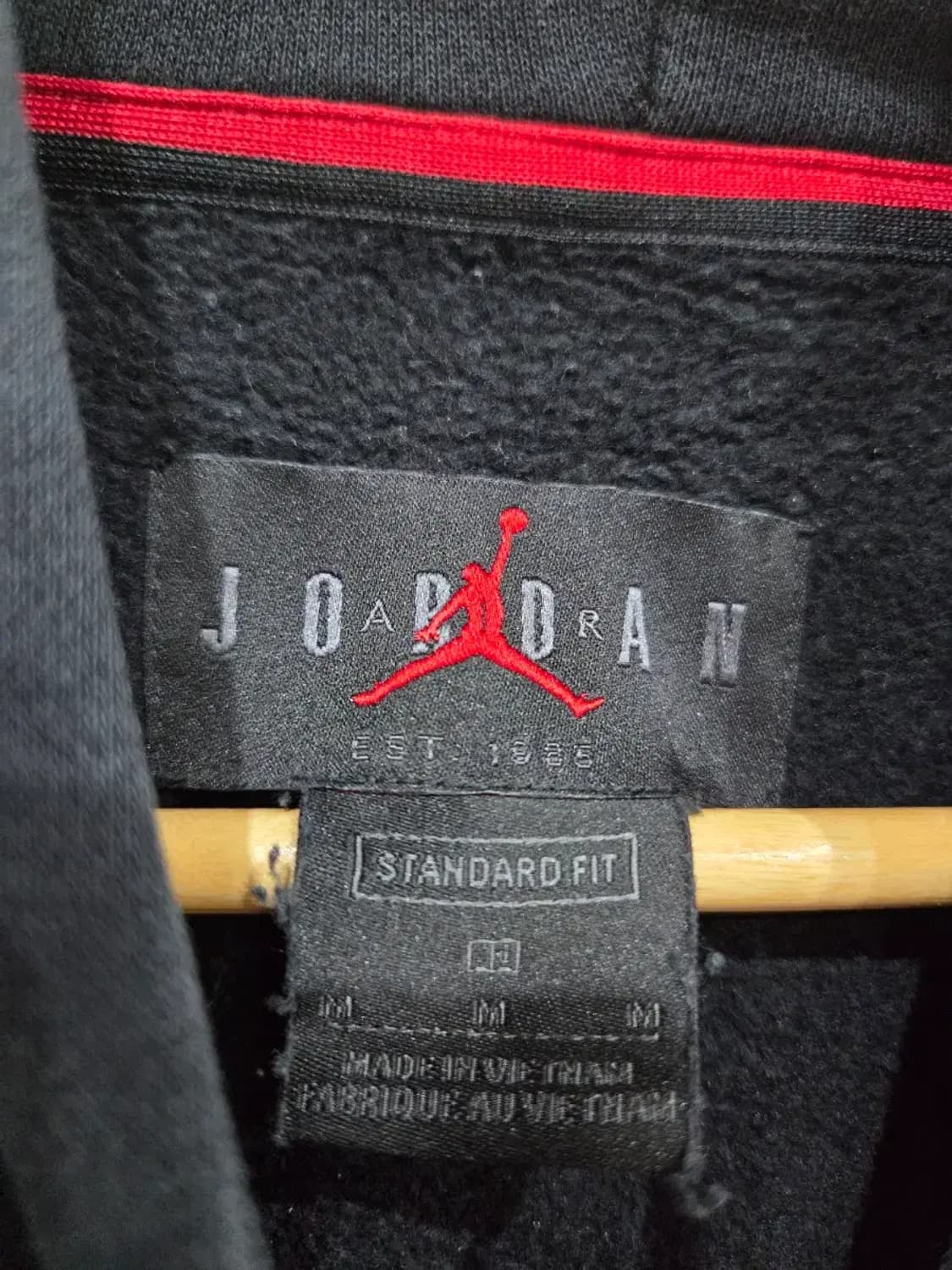 나이키조던 블랙 기모 후드 95 상품이미지3