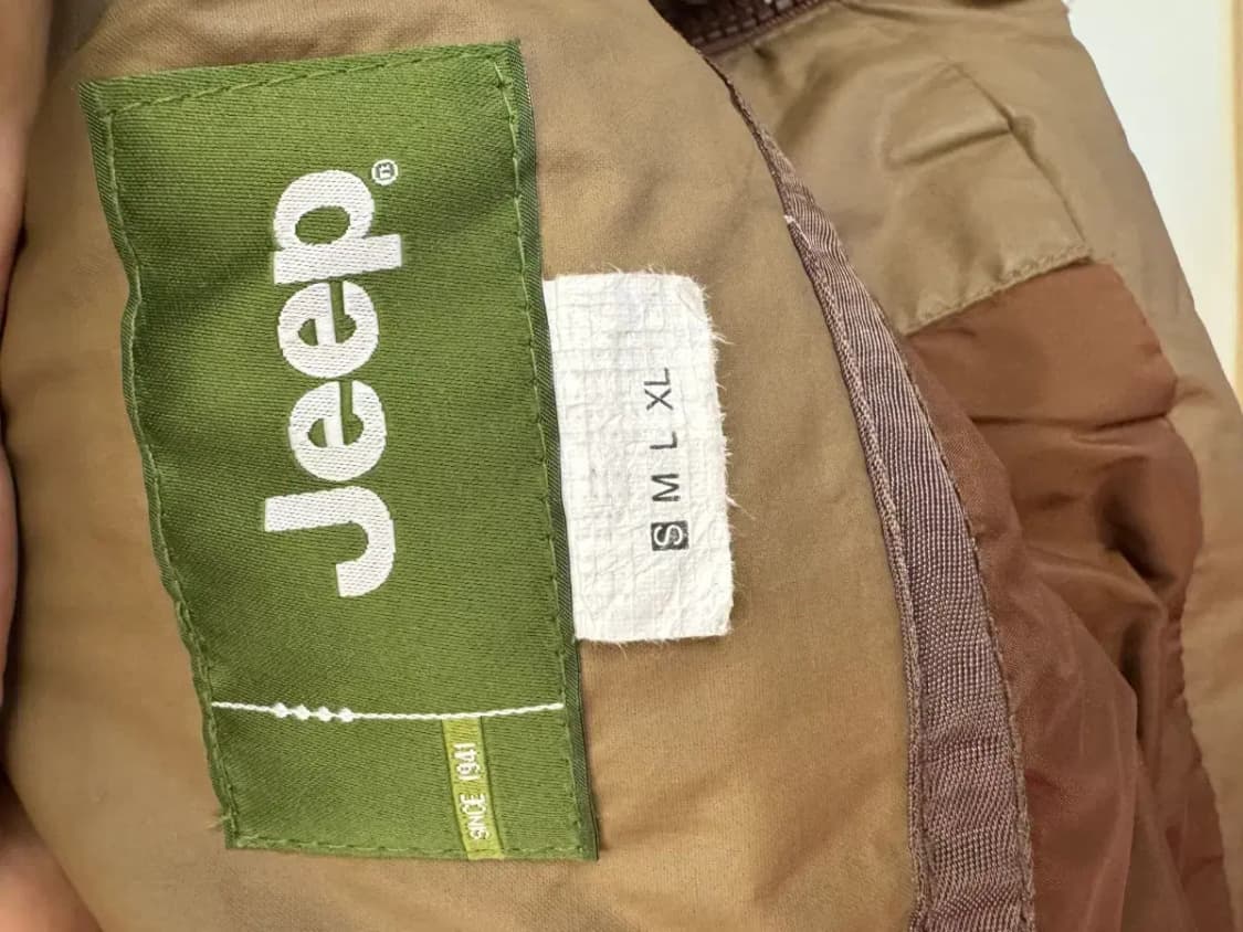 Jeep 여성 오리털 패딩 조끼 스몰 진베이지 상품이미지5