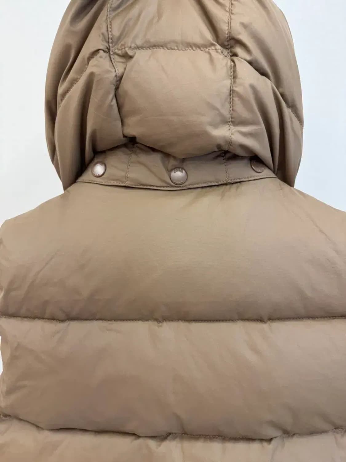 Jeep 여성 오리털 패딩 조끼 스몰 진베이지 상품이미지7