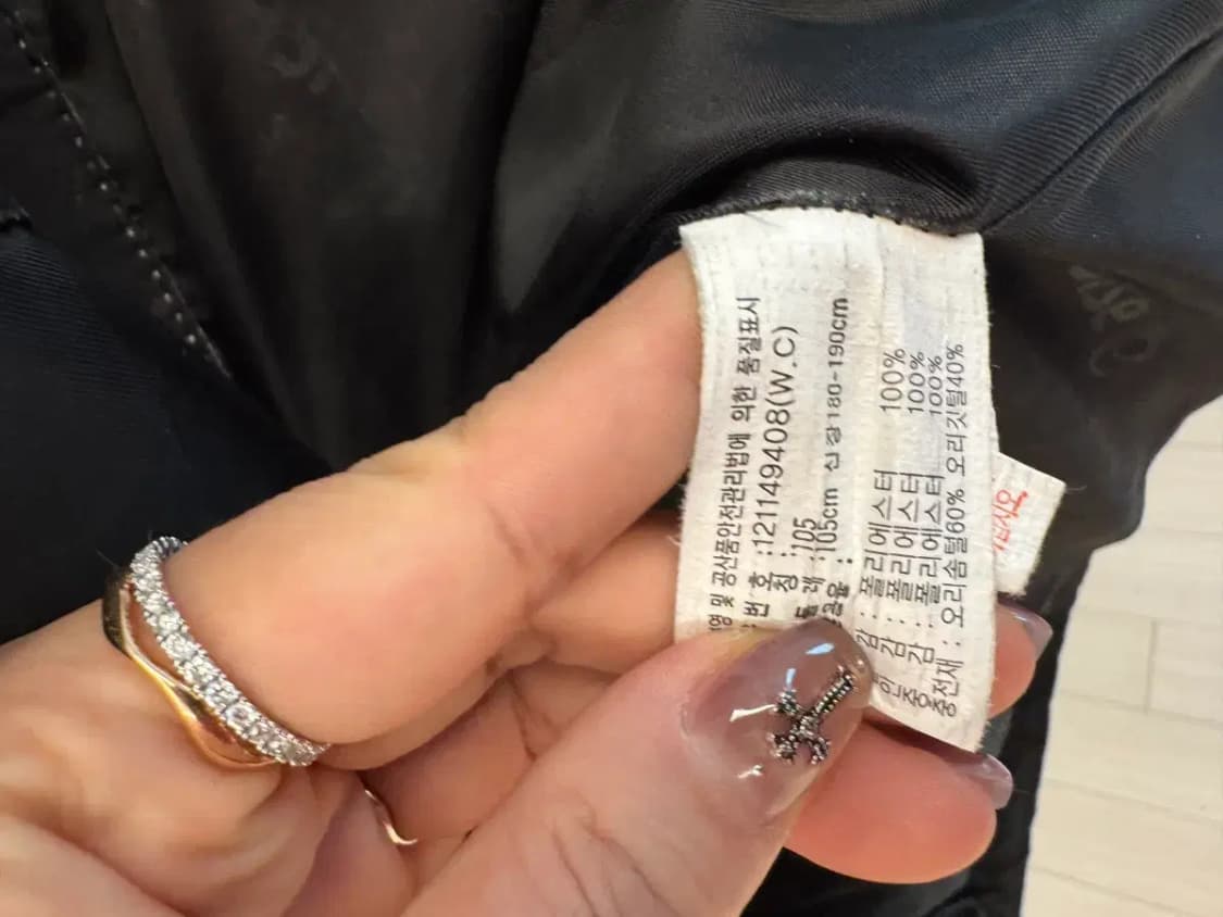 아식스 남성 후드 오리털 패딩 105 블랙 상품이미지5