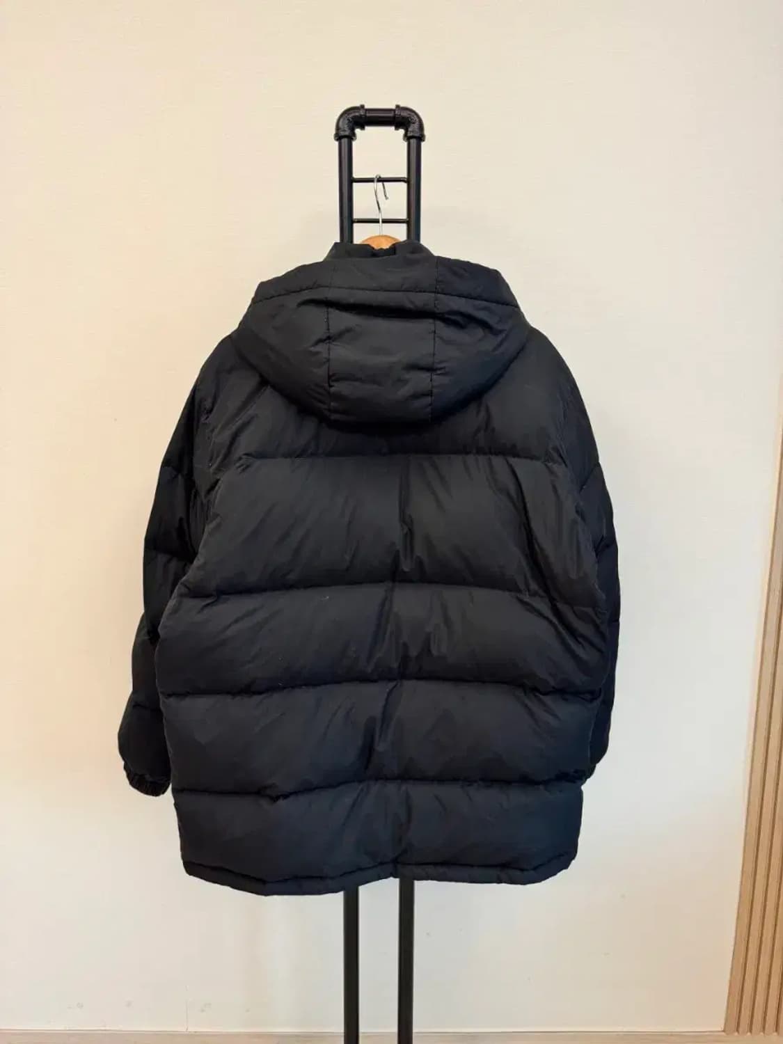 아식스 남성 후드 오리털 패딩 105 블랙 상품이미지7