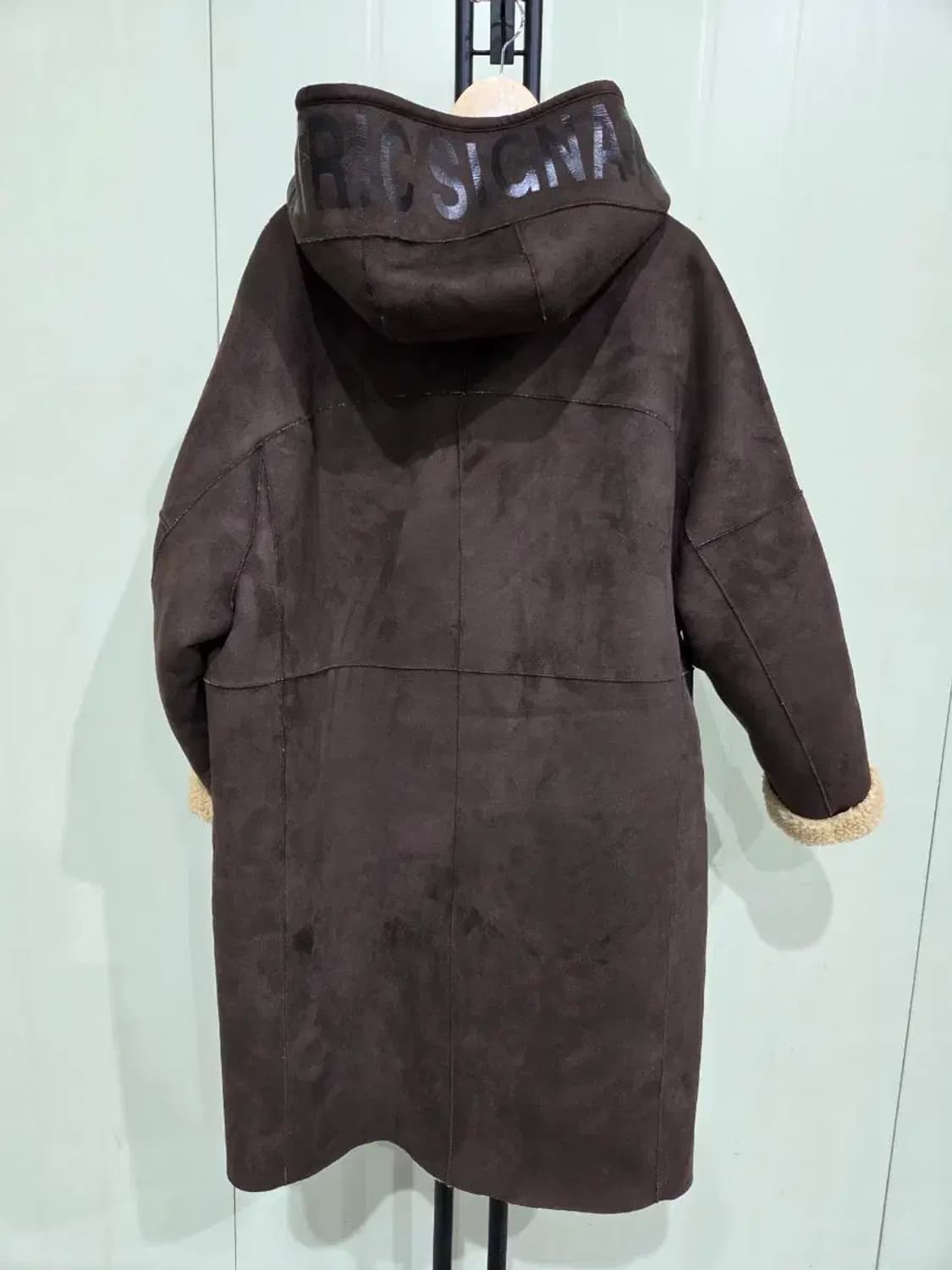 라이프워크 양털 무스탕 롱 코트 사이즈 F 상품이미지7