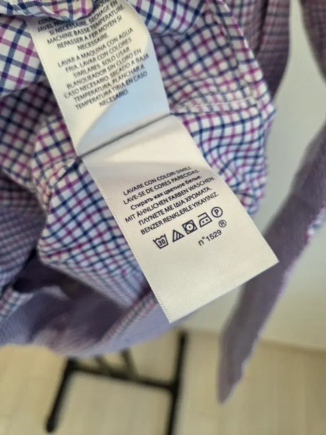 랄프로렌 폴로 여성 깅엄 체크 셔츠 XL사이즈 상품이미지6